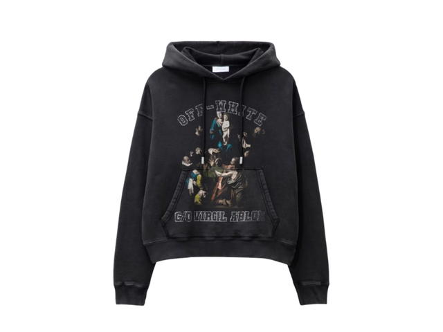Off-White Off-White Mary Skate Hoodie Black White - view 1