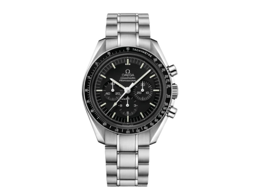 Omega Omega Speedmaster Professional Moonwatch 1861 Hesalite Black / Steel