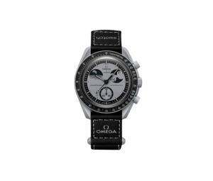 Buy Omega x Swatch MoonSwatch Mission to Earthphase 42 mm In light gray Bioceramic case at Sasom – Authentic and Ready to Ship