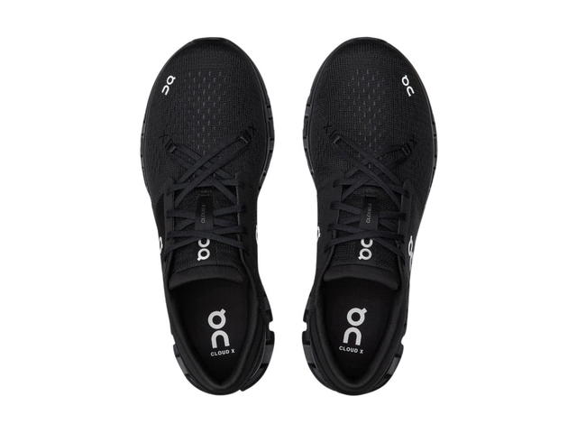 On Running On Cloud X 4 Black Eclipse - view 5