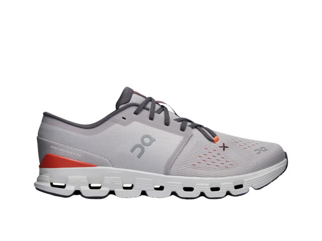 On Running On Cloud X 4 Silver Flame - view 1