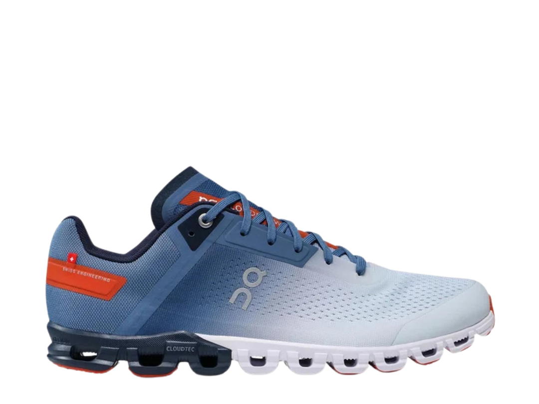 On On Cloudflow 3.0 Lake Blue Flare Orange