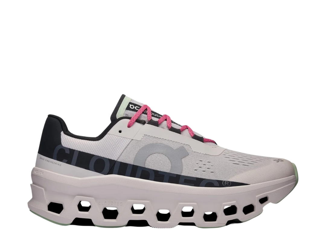On On Cloudmonster Frost Black