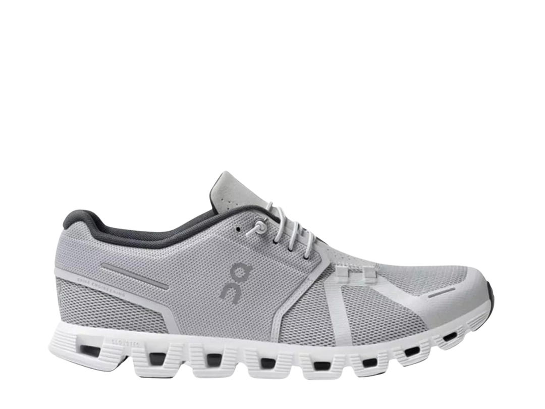 On On Cloud 5 Glacier Grey White