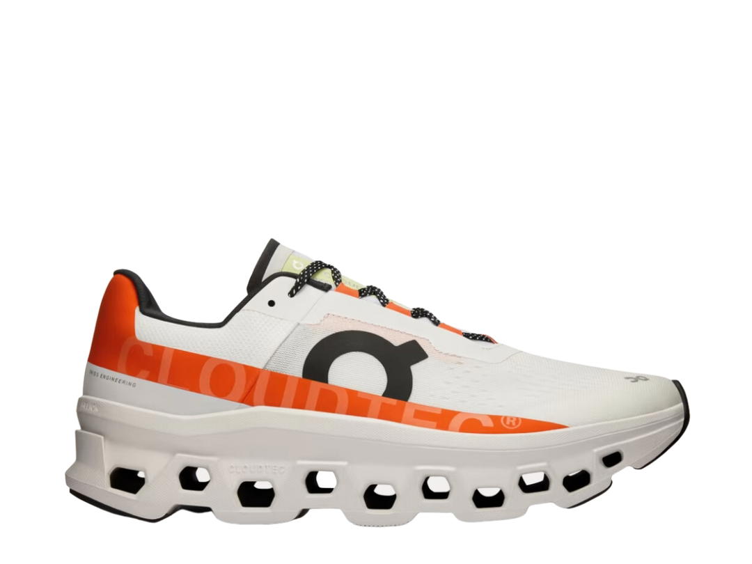 On Running On Running Cloudmonster Undyed White Flame