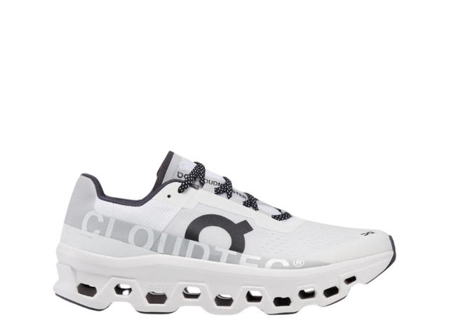 On On Cloudmonster Undyed-White-White - view 1