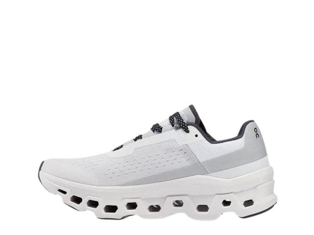 On Running On Running Cloudmonster White Black Gray (W) - view 2