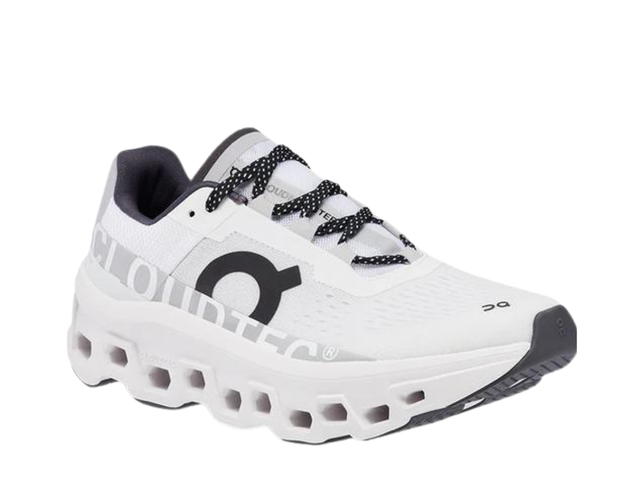 On Running On Running Cloudmonster White Black Gray (W) - view 3