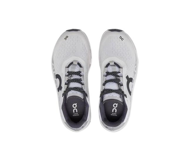 On Running On Running Cloudmonster White Black Gray (W) - view 4
