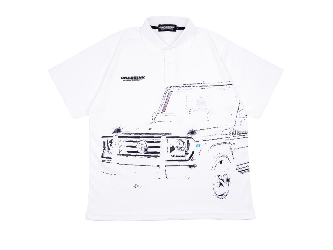 One Drink And We Go Home One Drink And We Go Home Polo G-class White