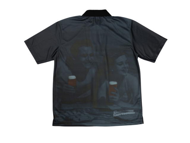 One Drink And We Go Home One Drink And We Go Home Polo Overprint Black - view 2