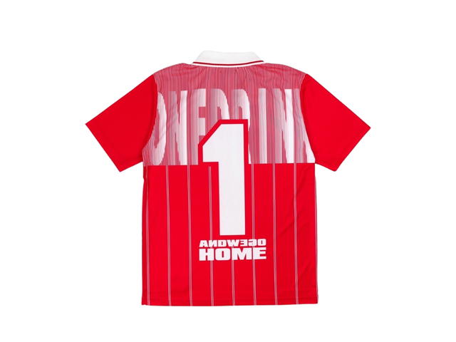 One Drink And We Go Home football jerseys striped Red - view 2