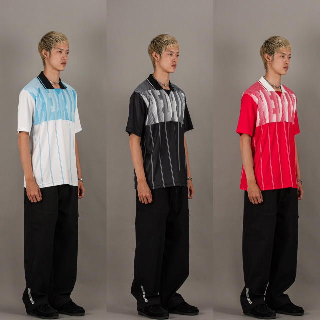One Drink And We Go Home football jerseys striped Red - view 5