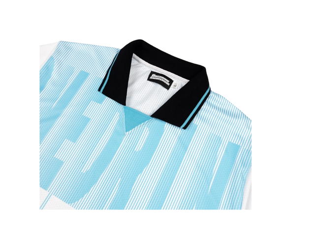 One Drink And We Go Home Football Jerseys Striped Blue - view 3
