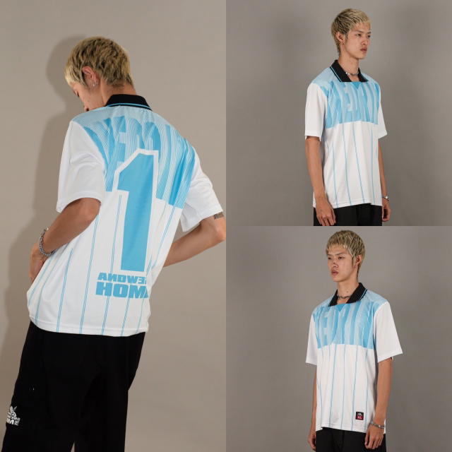 One Drink And We Go Home Football Jerseys Striped Blue - view 4