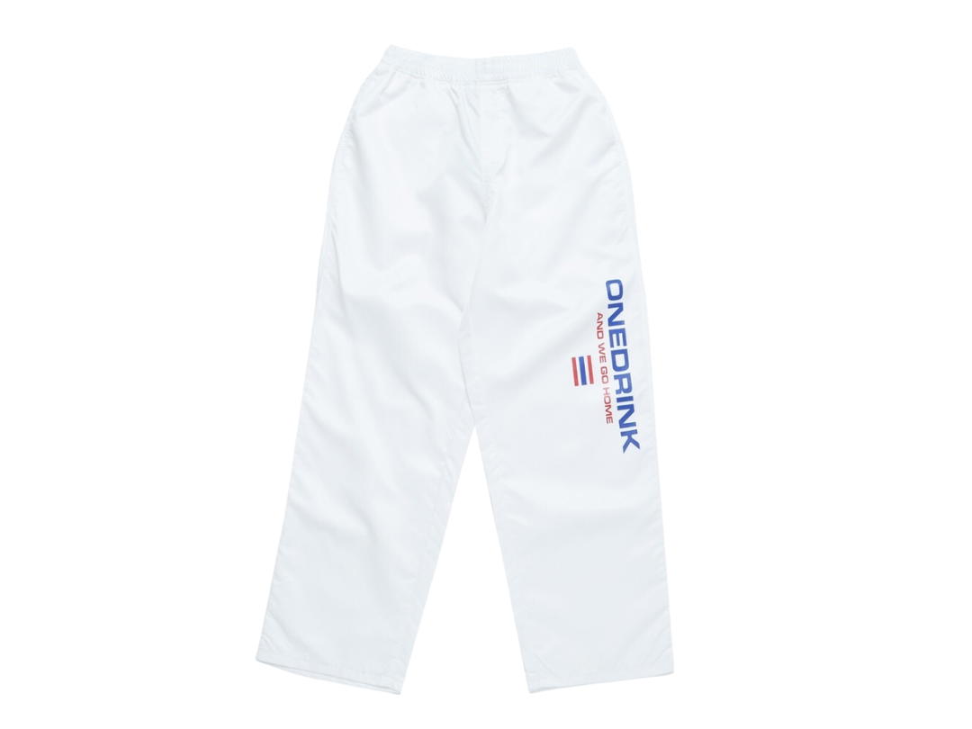 One Drink And We Go Home Onedrink Micro Fiber Pant White