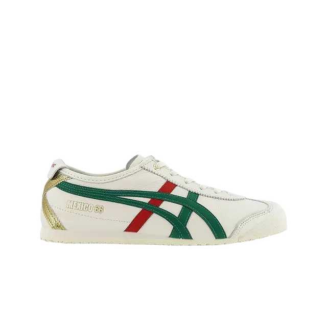 Onitsuka Tiger Onitsuka Tiger Mexico 66 Birch Kale Red Gold - view 2