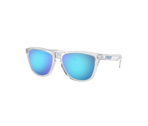 Buy Oakley Frogskins In Crystal Clear Frame With Prizm Sapphire Lenses at Sasom – Authentic and Ready to Ship