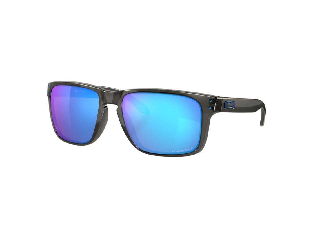 Oakley Oakley Holbrook In Grey Smoke Frame With Prizm Sapphire Polarized Lenses