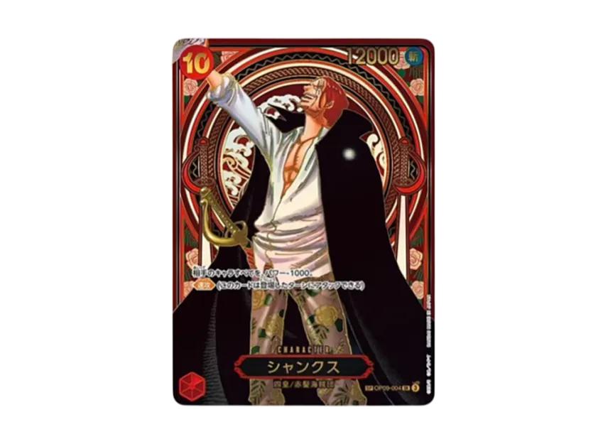 One Piece One Piece Shanks : Gold Background SR-SPC :3th Anniversary Special Card [OP09-004](Booster Pack "CARRYING ON HIS WILL")