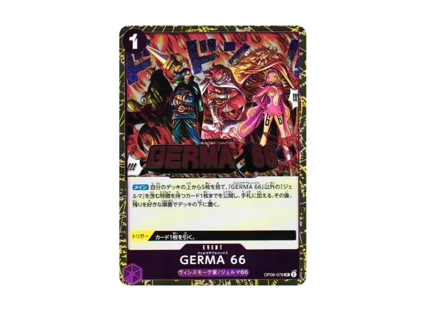 One Piece One Piece GERMA 66 UC : Foil [OP06-078](Premium Booster "One Piece Card The Best vol.2")