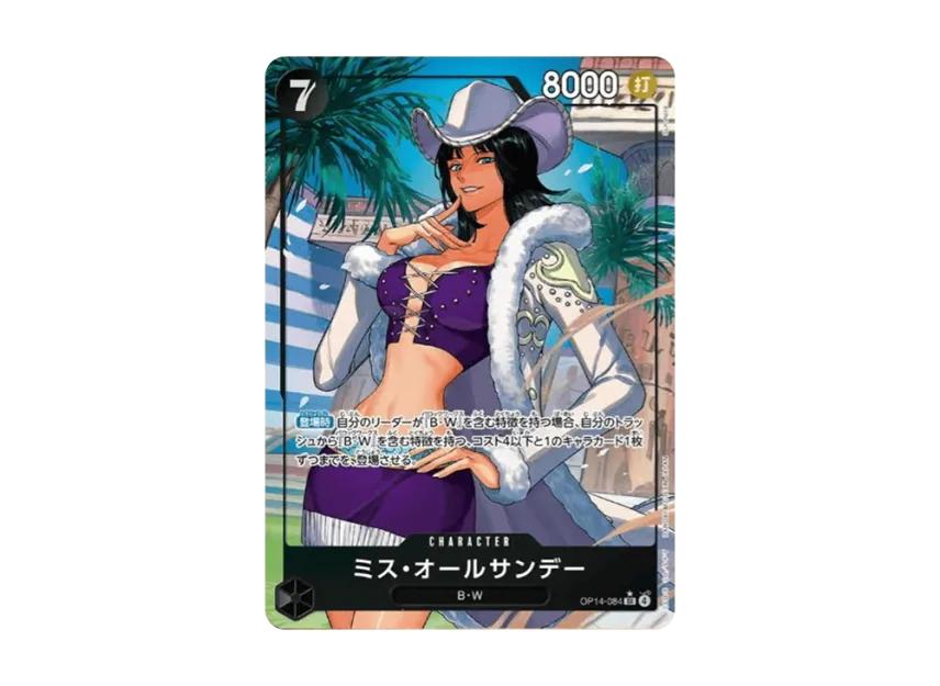 One Piece One Piece Ms. All Sunday SR-P [OP14-084](Booster Pack "THE AZURE SEA'S SEVEN")