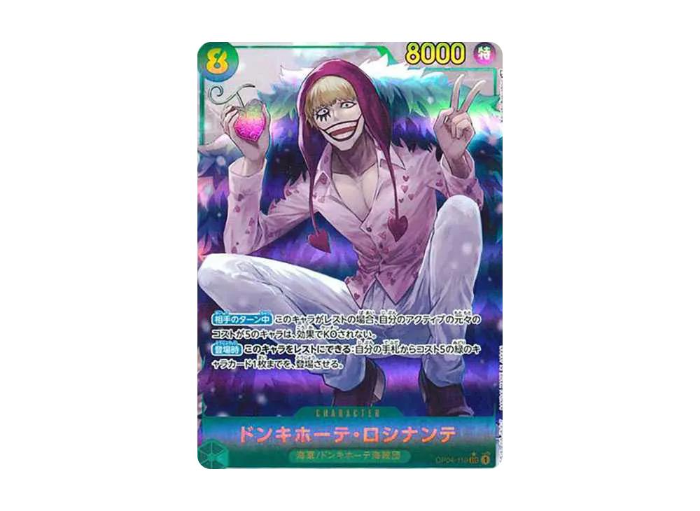 One Piece One Piece Donquixote Rosinante SEC-P [OP04-119] (Booster Pack The Kingdom Of Conspiracy)