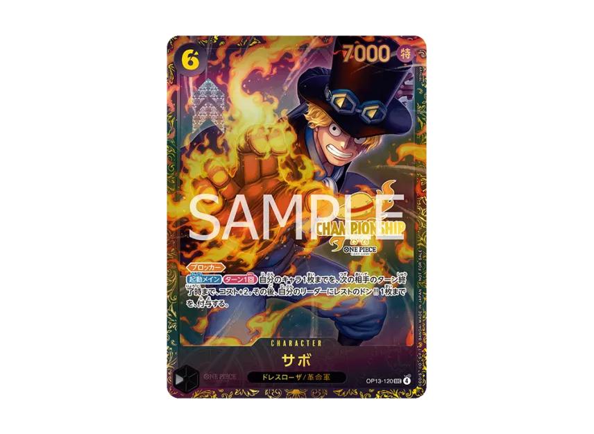 One Piece One Piece Sabo SEC [OP13-120](Promotional Card "Season 2 Area Finals Tournament Top-Tier Prize")