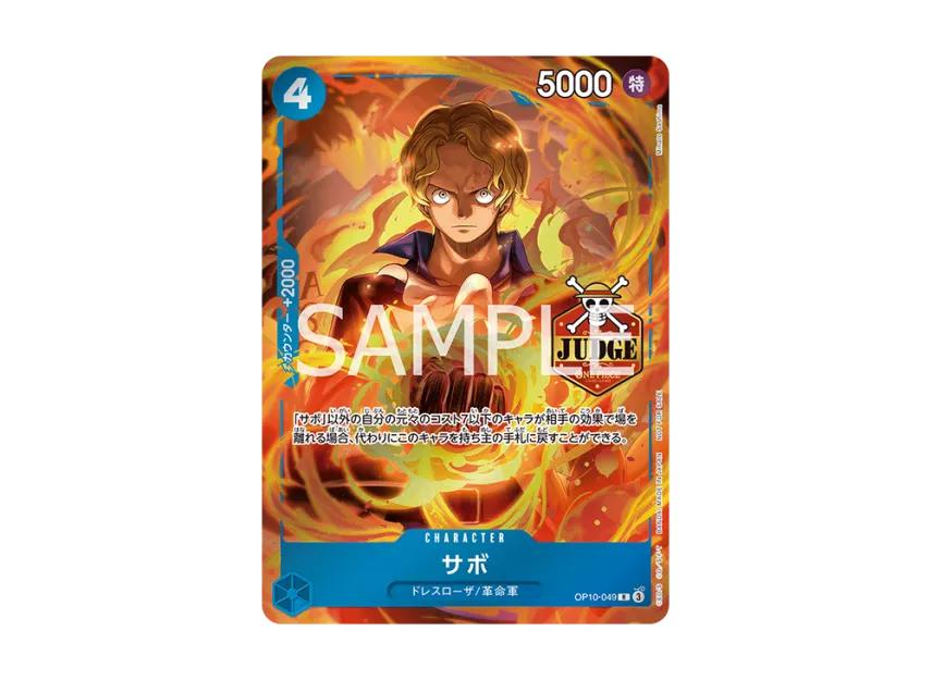 One Piece One Piece Sabo R [OP10-049] (Promotional Card "Official Judge Promotion Pack Vol.2")