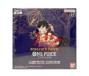 Buy One Piece Card Game Booster Pack Romance Dawn EN Box at Sasom – Authentic and Ready to Ship