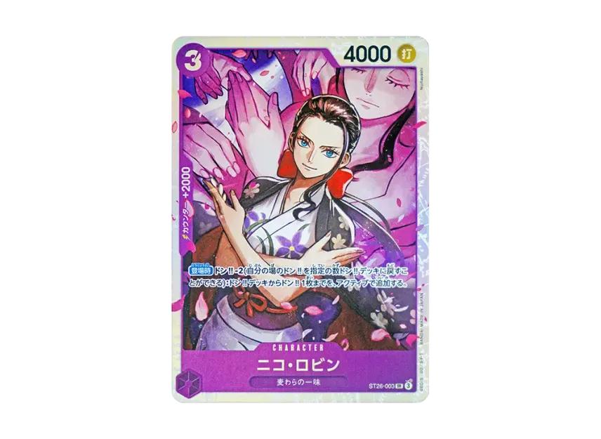One Piece One Piece Nico Robin SR [ST26-003](Start Deck "Purple Black Monkey.D.Luffy")