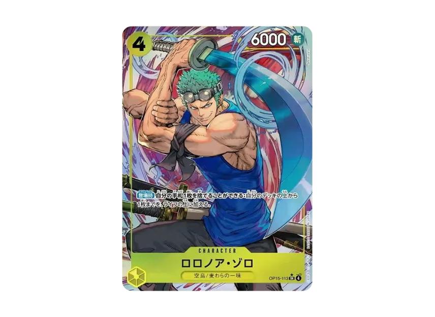 One Piece One Piece Roronoa Zoro SR-P [OP15-113](Booster Pack "Adventure on KAMI’s Island")