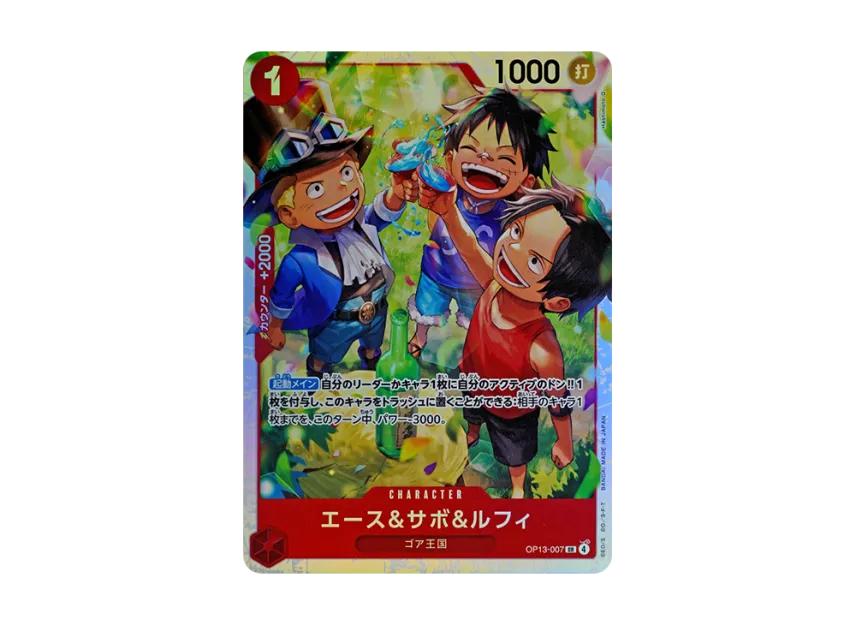 One Piece One Piece Ace & Sabo & Luffy SR [OP13-007](Booster Pack "CARRYING ON HIS WILL")