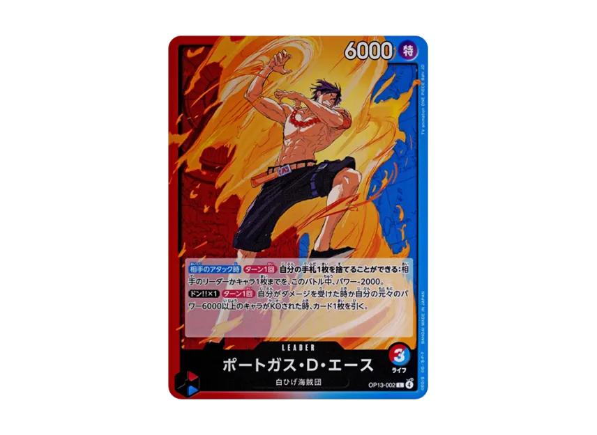 One Piece One Piece Portgas.D.Ace L [OP13-002](Booster Pack "CARRYING ON HIS WILL")