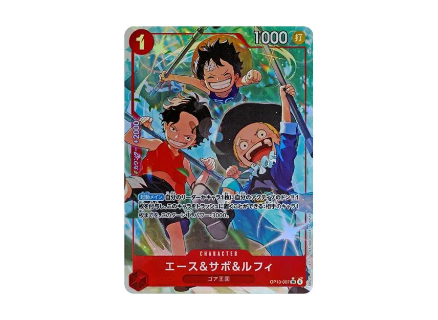 One Piece One Piece Ace & Sabo & Luffy SR-P [OP13-007](Booster Pack "CARRYING ON HIS WILL")