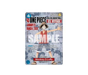 Buy One Piece Monkey.D.Luffy P [P-055] "College Basketball US Voyage" (EN) at Sasom – Authentic and Ready to Ship