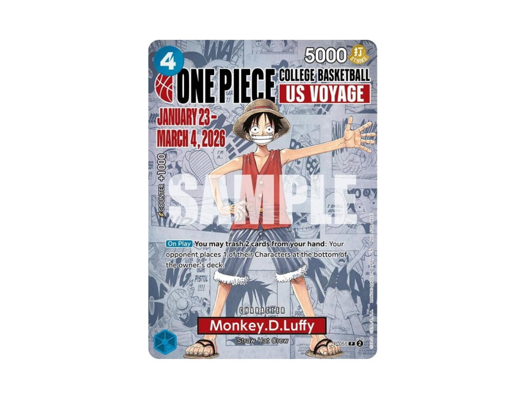 One Piece One Piece Monkey.D.Luffy P [P-055] "College Basketball US Voyage" (EN)