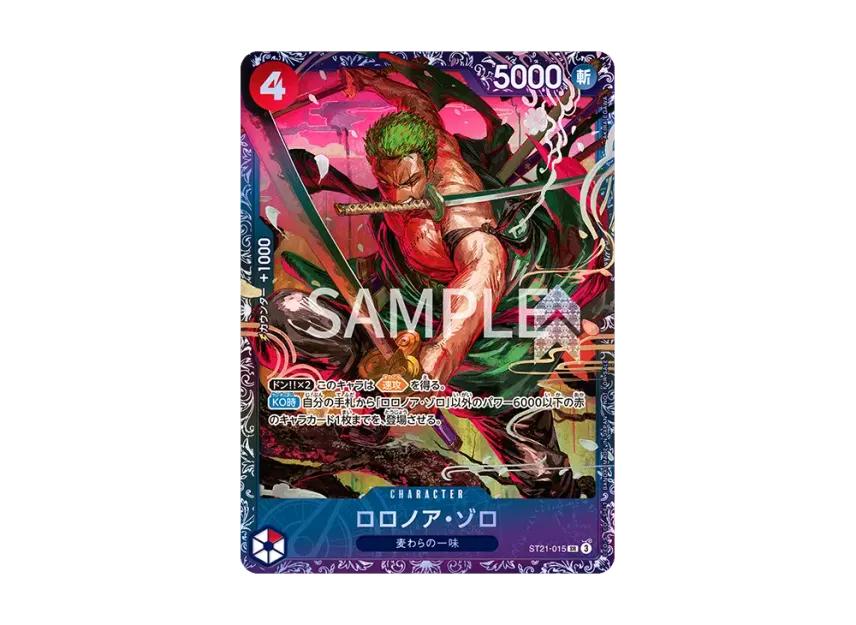 One Piece One Piece Roronoa Zoro SR [ST21-015](Promotional Card "Flagship Battle Top 8 Souvenirs")