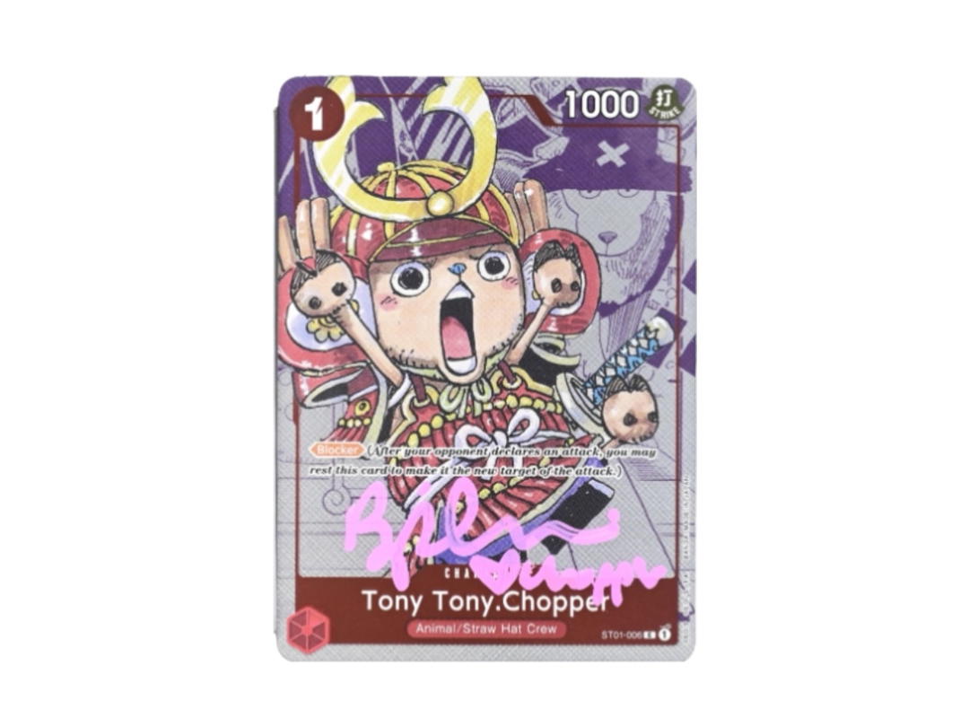 One Piece One Piece Tony Tony.Chopper C [ST01-006] Signature Series (Brina Palencia) "Promotion Cards" (EN)