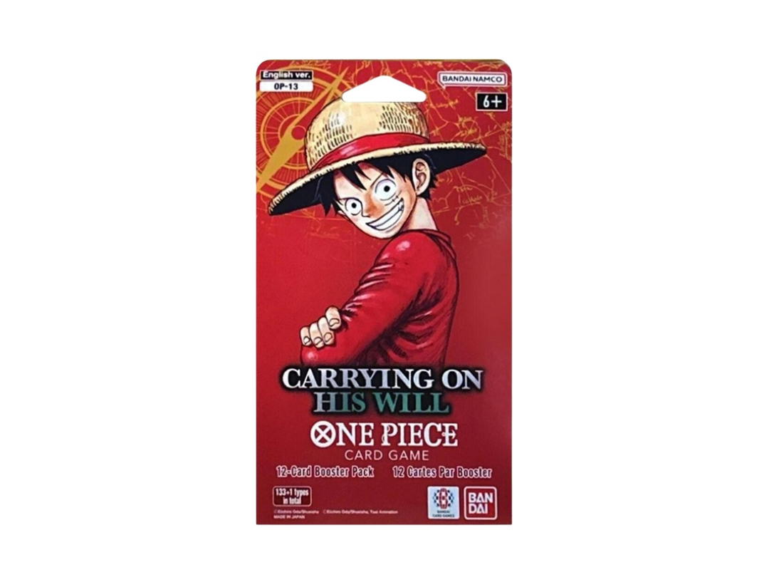 One Piece One Piece [OP-13] “Carrying On His Will” Sleeved Booster Pack (EN)
