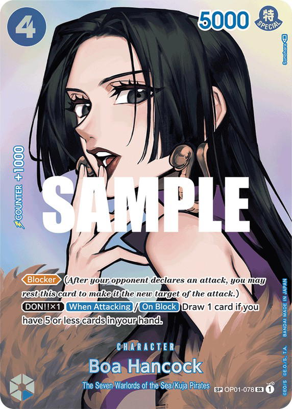 One Piece One Piece Boa Hancock SR [OP01-078] Booster Pack "Romance Dawn" [SpecialAltArt] (EN)