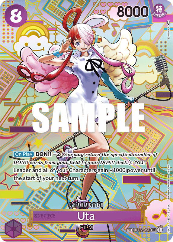 One Piece One Piece Uta SEC [OP02-120] Booster Pack "Paramount War" [SpecialAltArt] (EN)