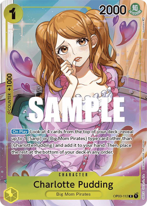 One Piece One Piece Charlotte Pudding R [OP03-112] Booster Pack "Pillars of Strength" [AltArt] (EN)
