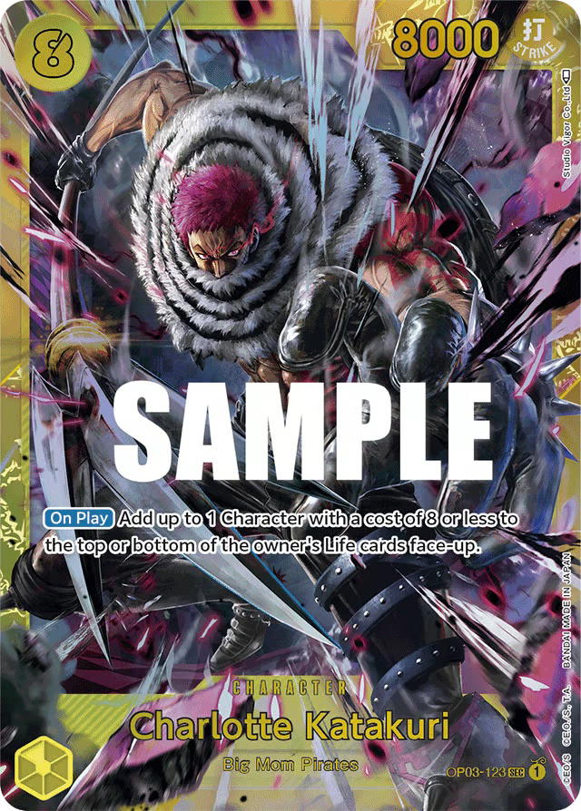 One Piece One Piece Charlotte Katakuri SEC [OP03-123] Booster Pack "Pillars of Strength" (EN)