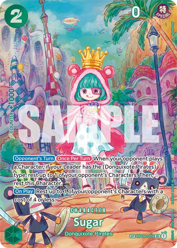 One Piece One Piece Sugar SR [OP04-024] Booster Pack "Kingdoms of Intrigue" [SpecialAltArt] (EN)