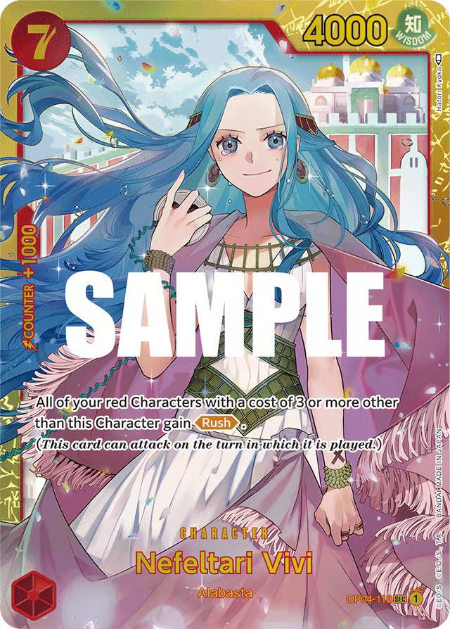 One Piece One Piece Nefeltari Vivi SEC [OP04-118] Booster Pack "Kingdoms of Intrigue" (EN)