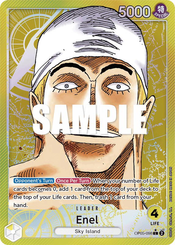 One Piece One Piece Enel L [OP05-098] Booster Pack "Awakening of the New Era" [AltArt] (EN)