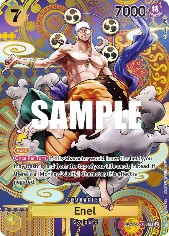 One Piece One Piece Enel SR [OP05-100] Booster Pack "Awakening of the New Era" [SpecialAltArt] (EN)