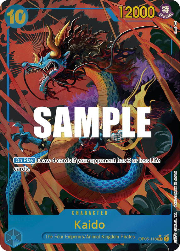 One Piece One Piece Kaido SEC [OP05-118] Booster Pack "Awakening of the New Era" [AltArt] (EN)