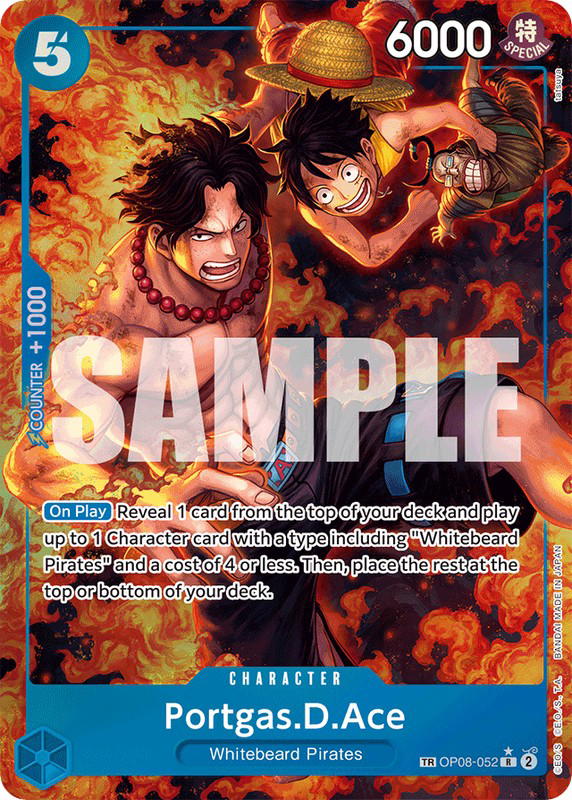 One Piece One Piece Portgas.D.Ace R [OP08-052] Booster Pack "Two Legends" [TreasureRare] (EN)